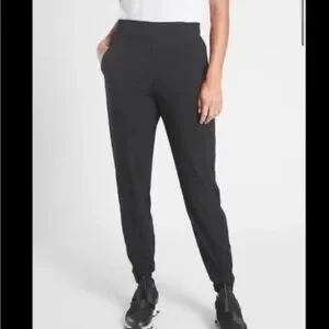 Athleta Pants Jumpsuits Athleta Brooklyn Lined Joggers Black Poshmark